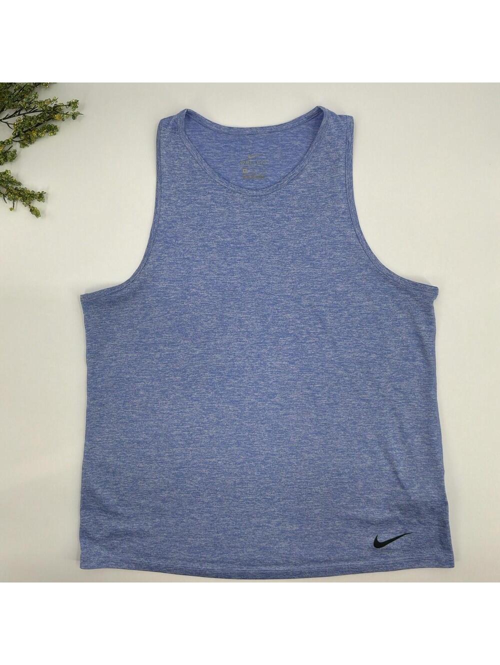 Nike Dri-fit Blue Sleeveless Tank Top Size M